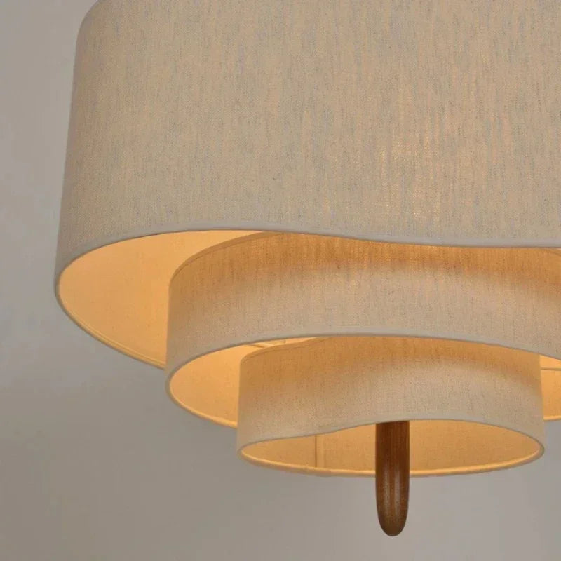 Wabi Sabi Fabric Chandelier-Lighting > Chandeliers & Pendant Lights-casanuva-casanuva