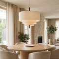 Wabi Sabi Fabric Chandelier-Lighting > Chandeliers & Pendant Lights-casanuva-casanuva