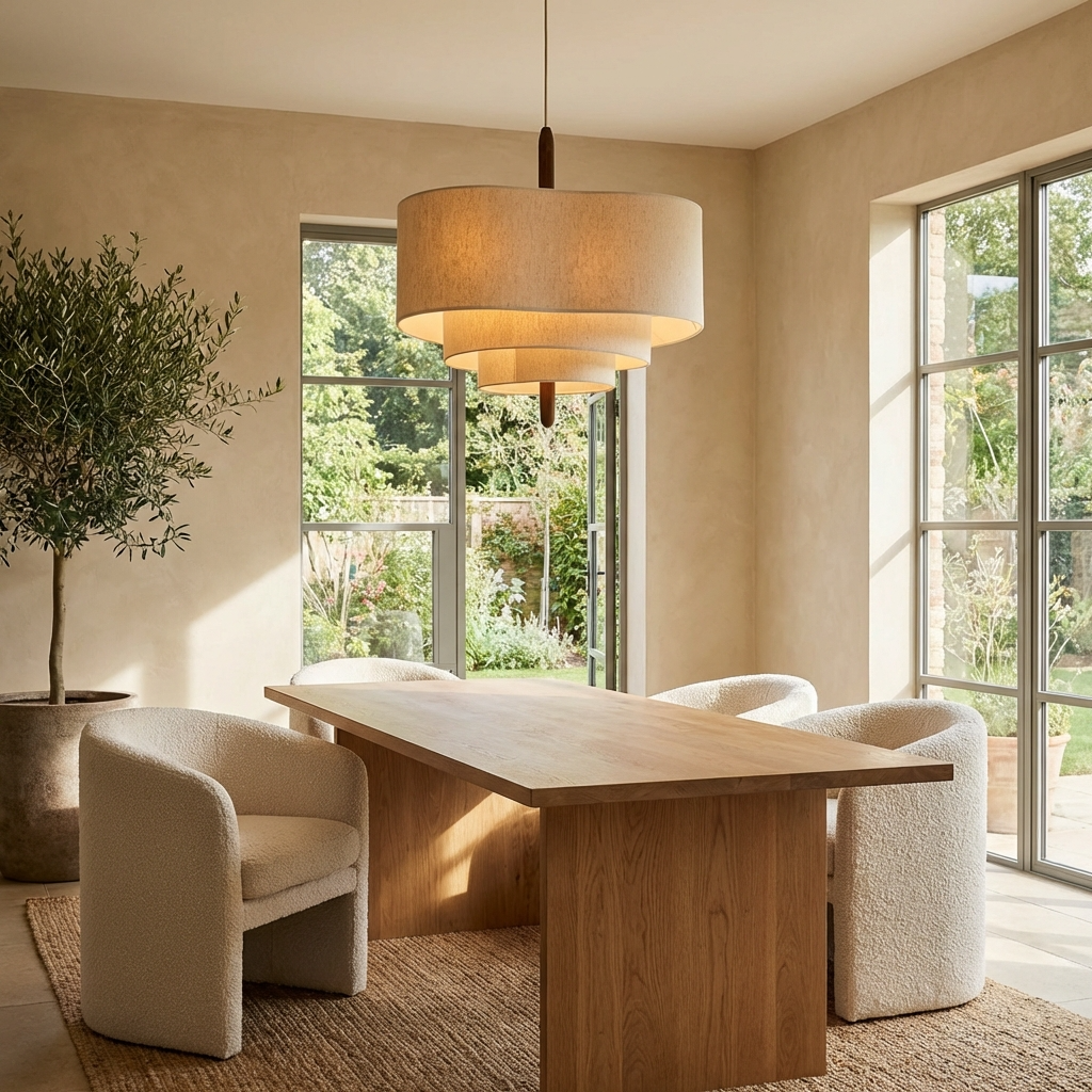 Wabi Sabi Fabric Chandelier-Lighting > Chandeliers & Pendant Lights-casanuva-casanuva