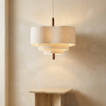 Wabi Sabi Fabric Chandelier-Lighting > Chandeliers & Pendant Lights-casanuva-casanuva