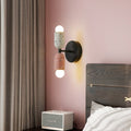 Wabi-Sabi Iron Cement 2-Light Wall Sconce Lamp-Lighting > Wall Lights-casanuva-casanuva