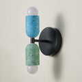 Wabi-Sabi Iron Cement 2-Light Wall Sconce Lamp-Lighting > Wall Lights-casanuva-casanuva