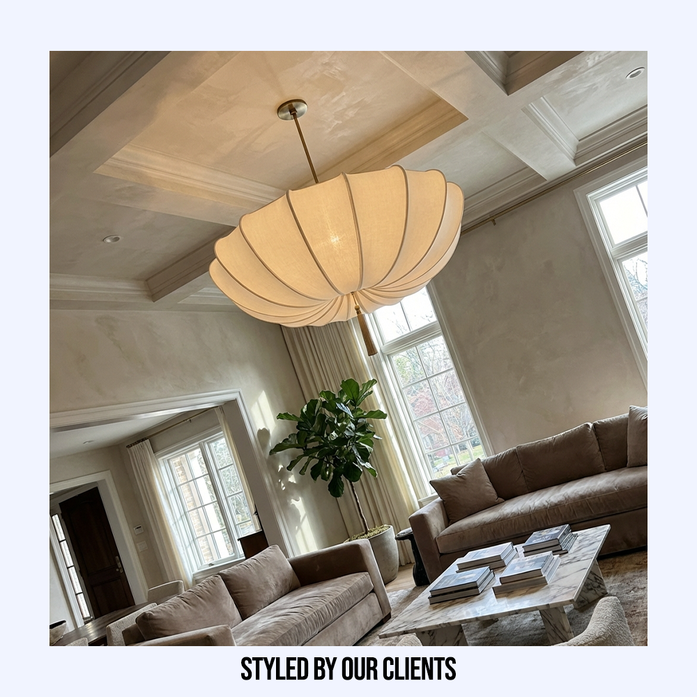 Wabi Sabi Nordic Fabric Chandelier-Lighting > Chandeliers & Pendant Lights-casanuva-casanuva