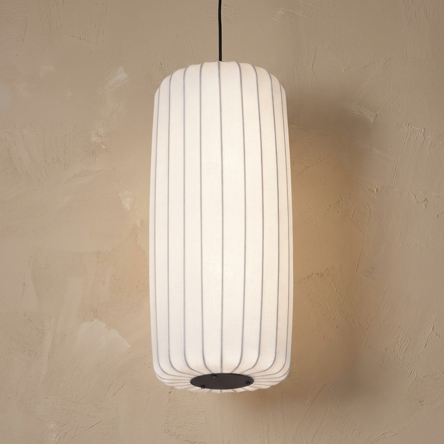 Wabi Sabi Silk Japanese Chandelier-Lighting > Chandeliers & Pendant Lights-casanuva-24x50cm-Warm Light-casanuva