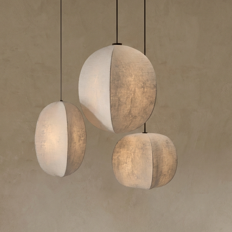 Wabi Sabi Spherical Pendant Light-Lighting > Pendant Lights-casanuva-casanuva