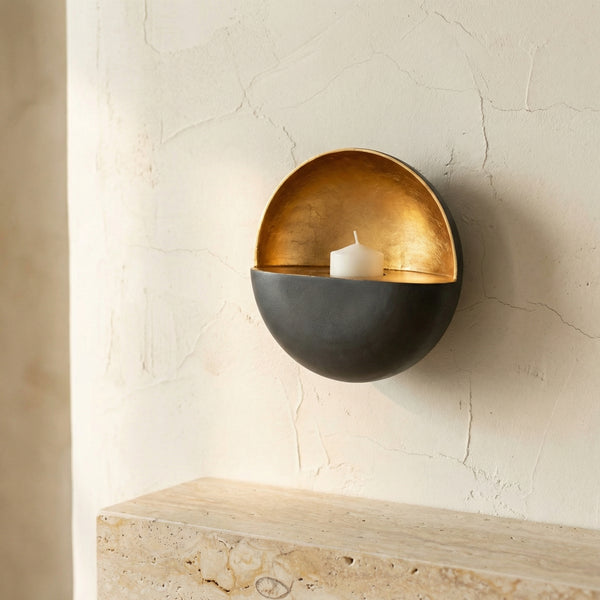 Wall Candle Holder Eclipse Design-Home Decor > Candle Holders-casanuva-casanuva
