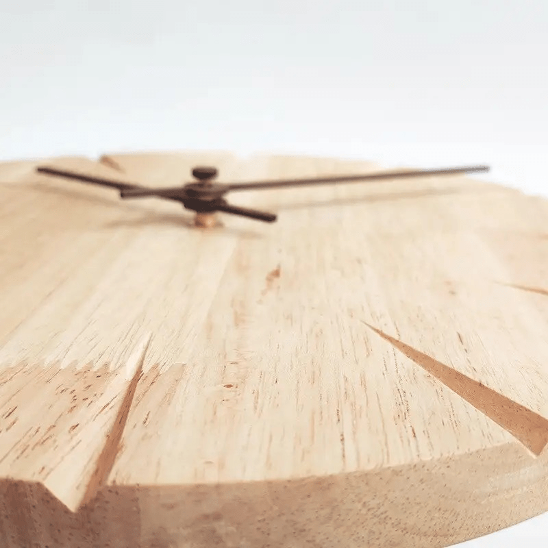 Wall Clock Solid Wood Pendulum Mechanism Elegant Design-Home Decor > Clocks-casanuva-casanuva