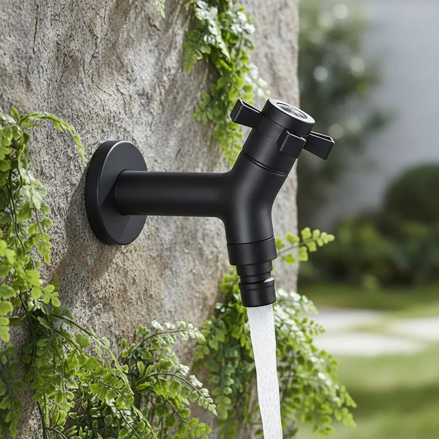Wall Faucet for Kitchen and Outdoor Use-Kitchen & Dining > Kitchen Faucets-casanuva-casanuva