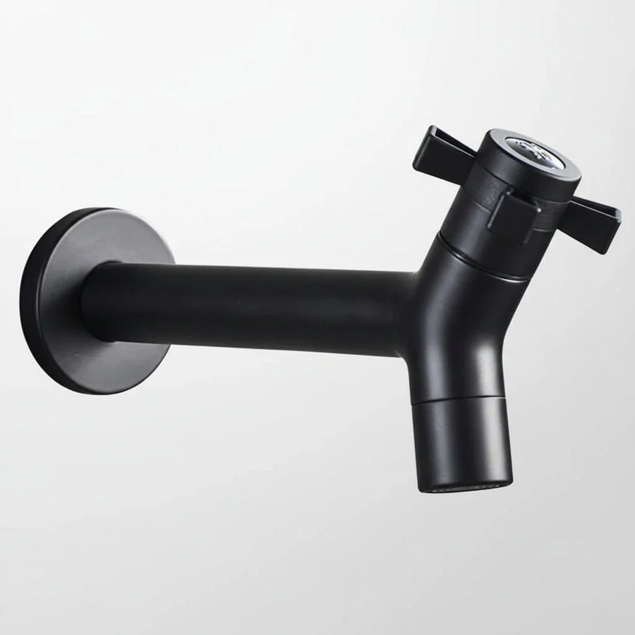 Wall Faucet for Kitchen and Outdoor Use-Kitchen & Dining > Kitchen Faucets-casanuva-Black 2-casanuva