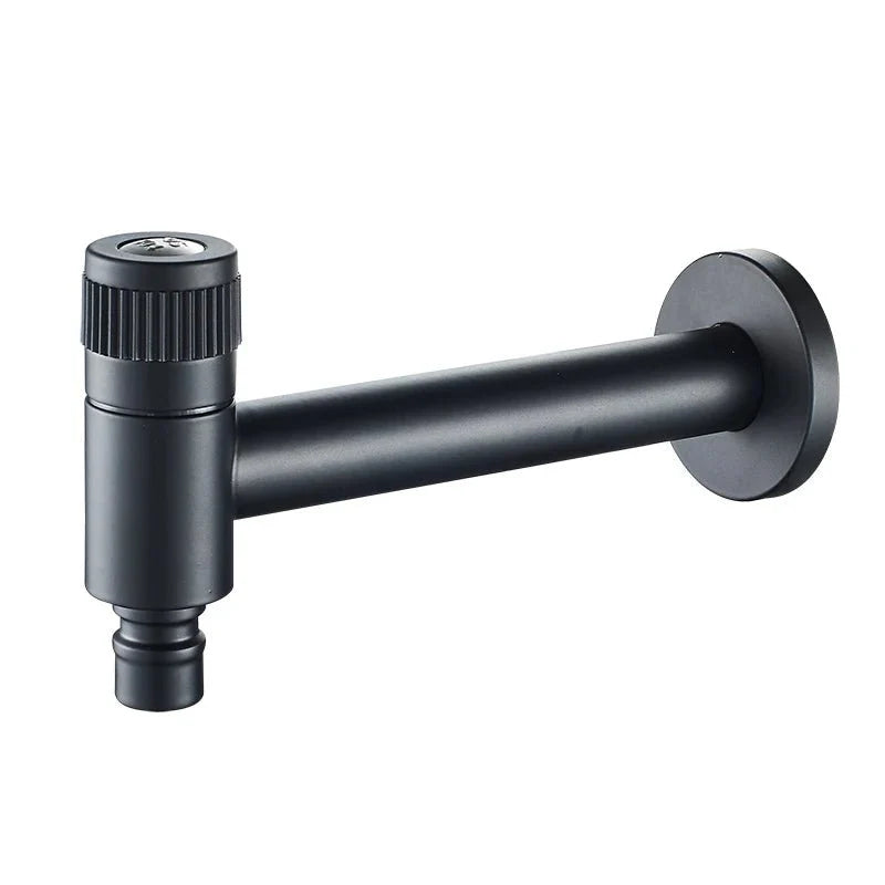 Wall Faucet for Kitchen and Outdoor Use-Kitchen & Dining > Kitchen Faucets-casanuva-Black 5-casanuva