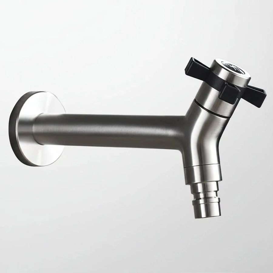 Wall Faucet for Kitchen and Outdoor Use-Kitchen & Dining > Kitchen Faucets-casanuva-Silver 3-casanuva