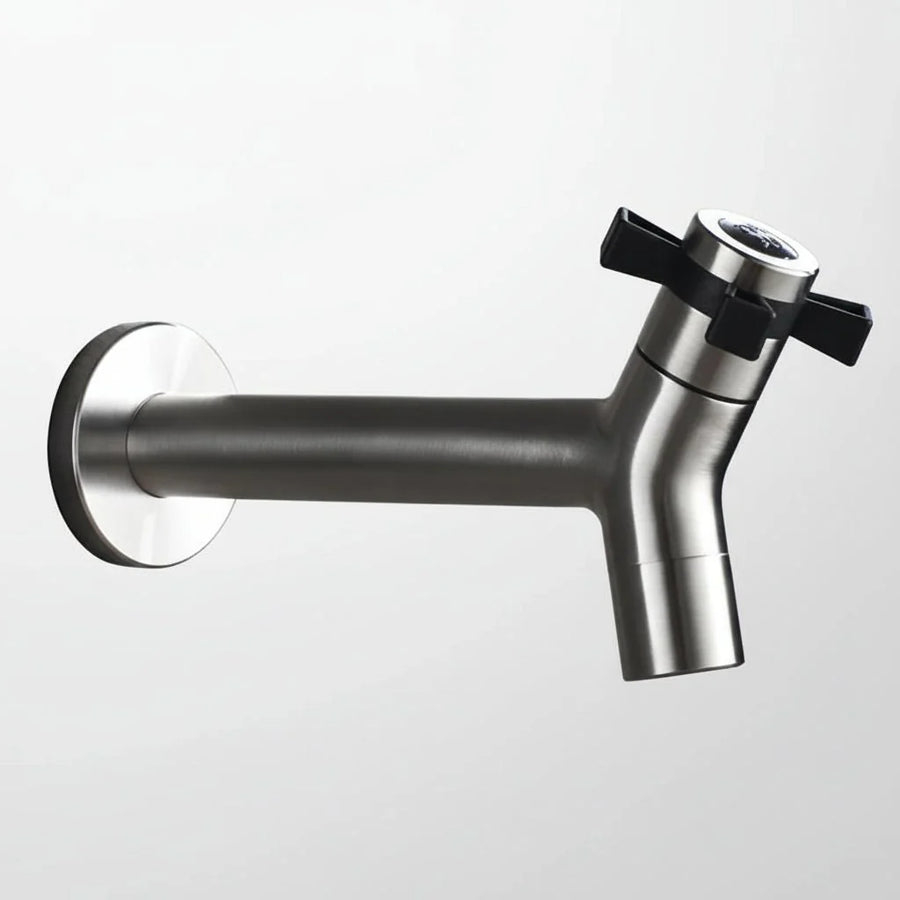 Wall Faucet for Kitchen and Outdoor Use-Kitchen & Dining > Kitchen Faucets-casanuva-Silver 5-casanuva