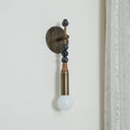 Wall Lamp LED Modern Design-Lighting > Wall Lights-casanuva-15cmx11.5cmx48cm-Brass+Black marble-casanuva
