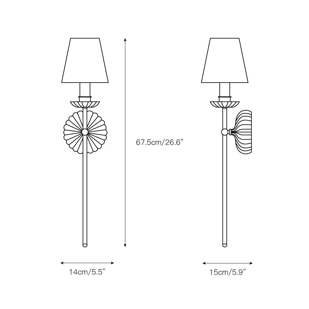 Wall Lamp with Adjustable Arm and LED Light-Lighting > Wall Lights-casanuva-casanuva