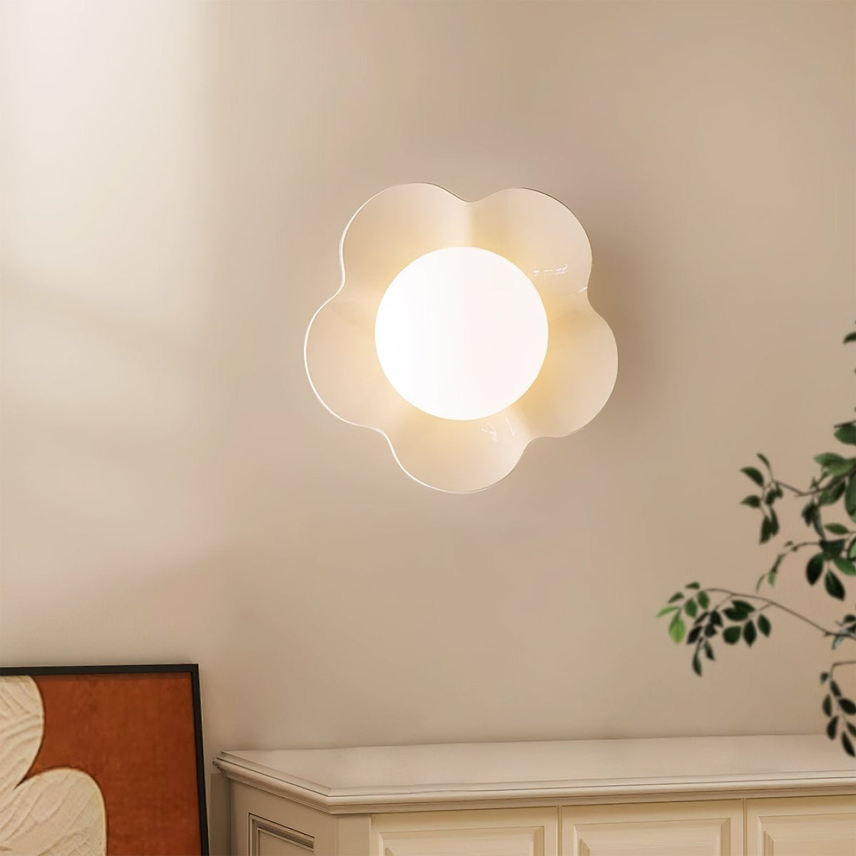 Wall Lamp with Floral Design-Lighting > Wall Lights-casanuva-casanuva