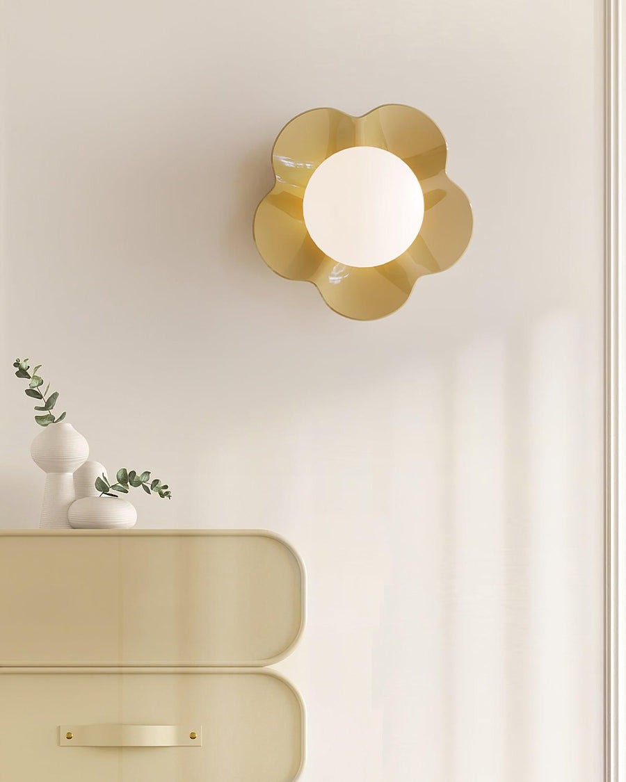 Wall Lamp with Floral Design-Lighting > Wall Lights-casanuva-casanuva