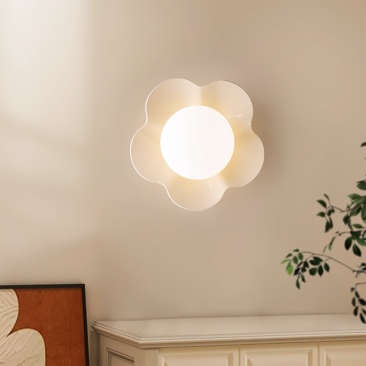 Wall Lamp with Floral Design-Lighting > Wall Lights-casanuva-casanuva