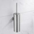 Wall-Mounted Toilet Brush Stylish Design for Modern Bathrooms-Bedding & Bath > Bathroom Accessories-casanuva-Brushed Nickel-casanuva