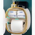 Wall Mounted Toilet Paper Holder with Shelf Storage-Bedding & Bath > Bathroom Accessories-casanuva-casanuva