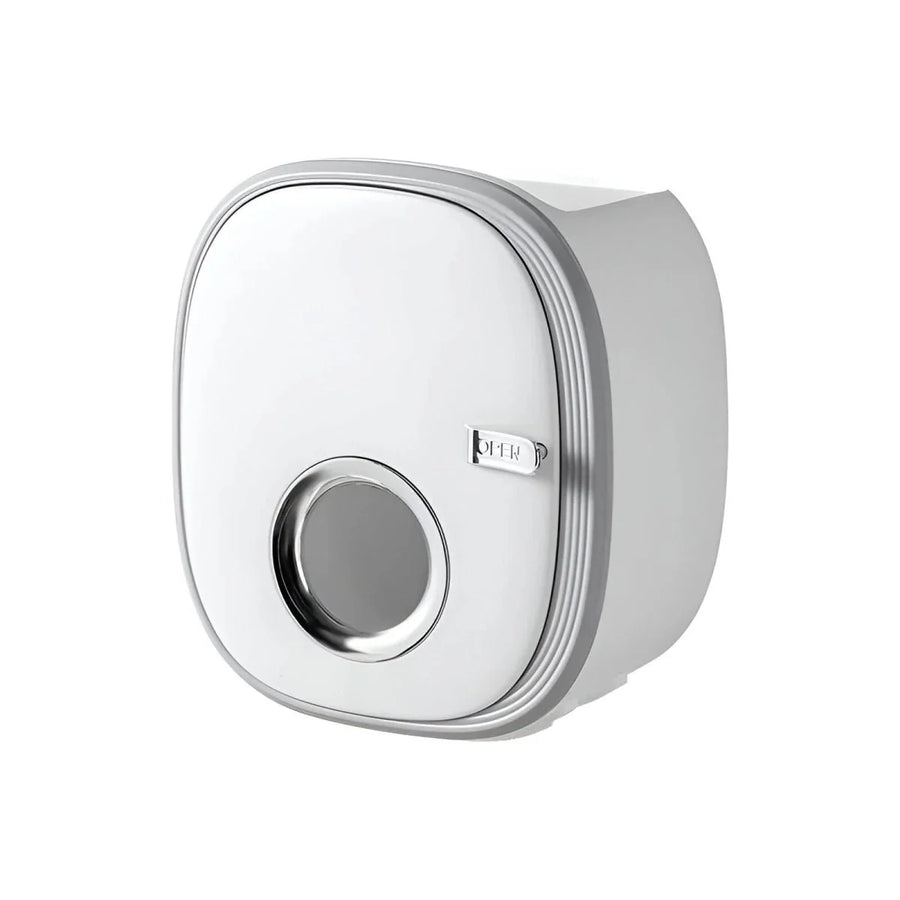 Wall Mounted Toilet Paper Holder with Shelf Storage-Bedding & Bath > Bathroom Accessories-casanuva-Gray-casanuva