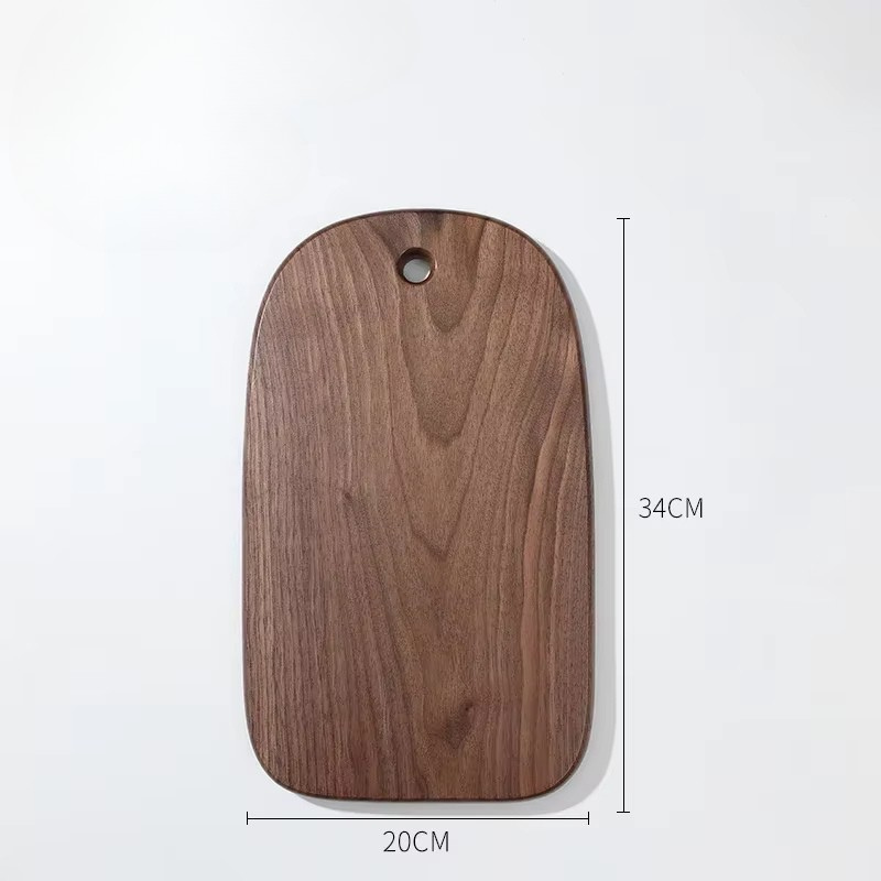 Walnut Wood Cutting Board Solid Serving Board-Kitchen & Dining > Cutting Boards-casanuva-34x20-casanuva