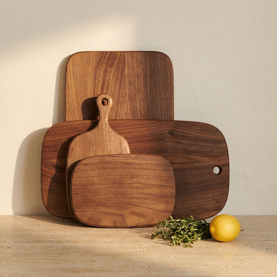 Walnut Wood Cutting Board Solid Serving Board-Kitchen & Dining > Cutting Boards-casanuva-casanuva