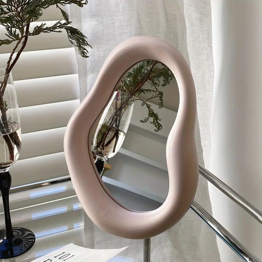 Warped Wall Mirror-Home Decor > Decorative Accessories-casanuva-Lotus-casanuva