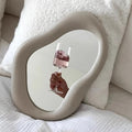 Warped Wall Mirror-Home Decor > Decorative Accessories-casanuva-Milk-casanuva