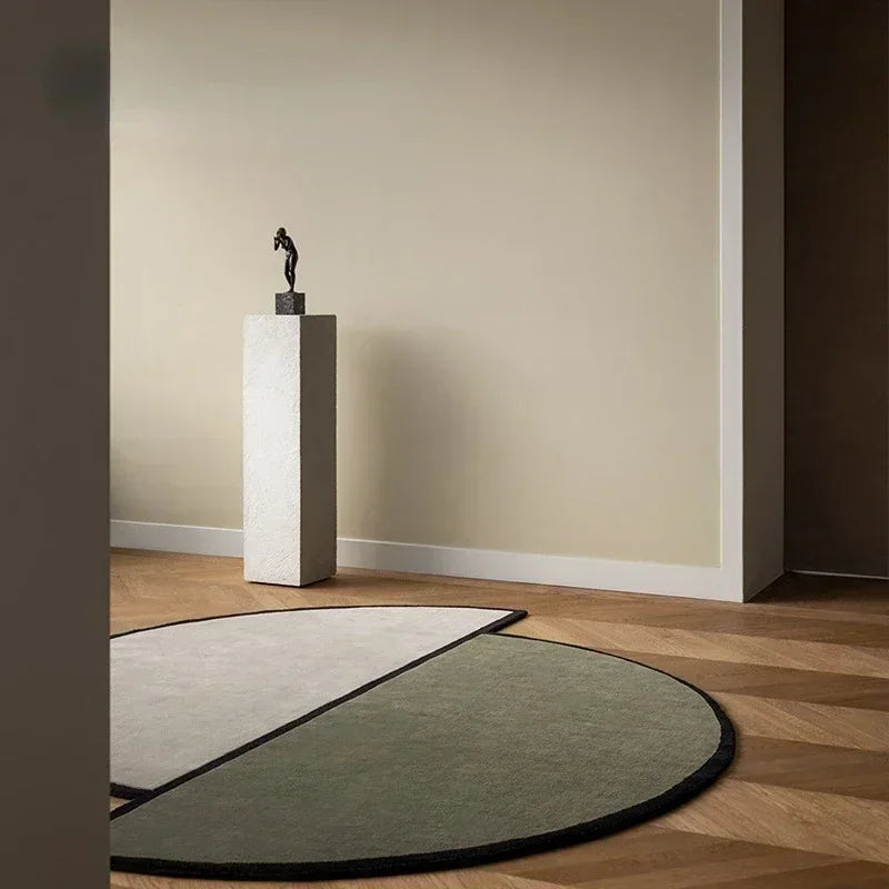 Washable Half-Circle Rug-Rugs & Mats > Area Rugs-casanuva-casanuva