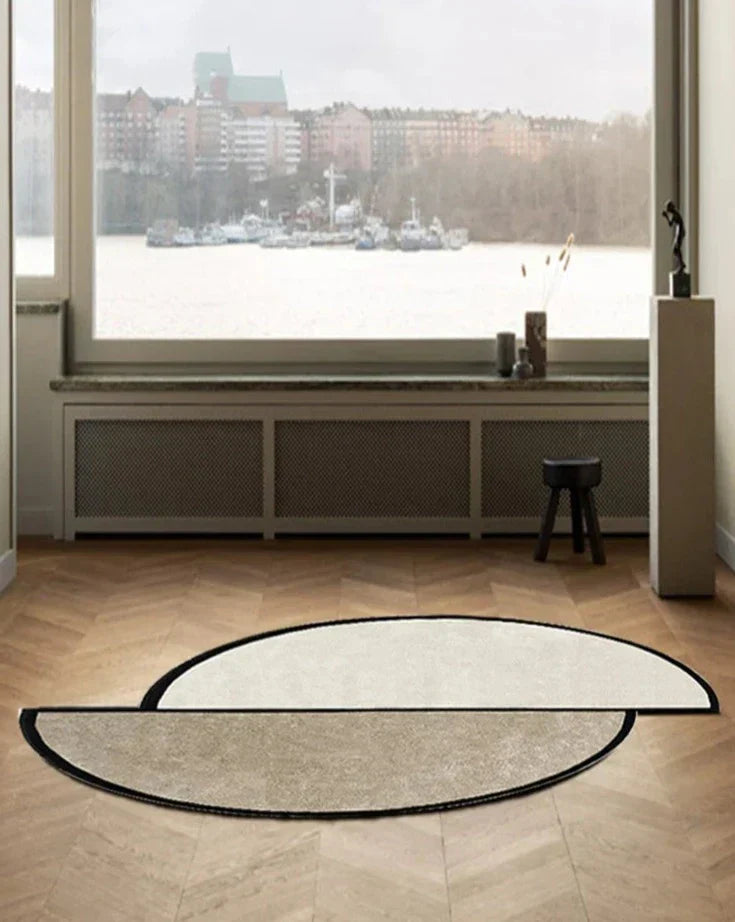 Washable Half-Circle Rug-Rugs & Mats > Area Rugs-casanuva-casanuva