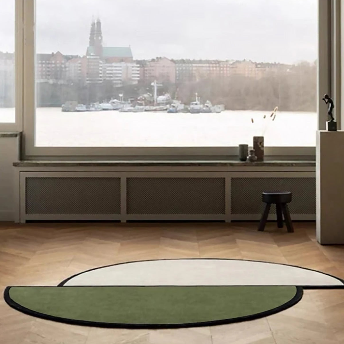 Washable Half-Circle Rug-Rugs & Mats > Area Rugs-casanuva-casanuva