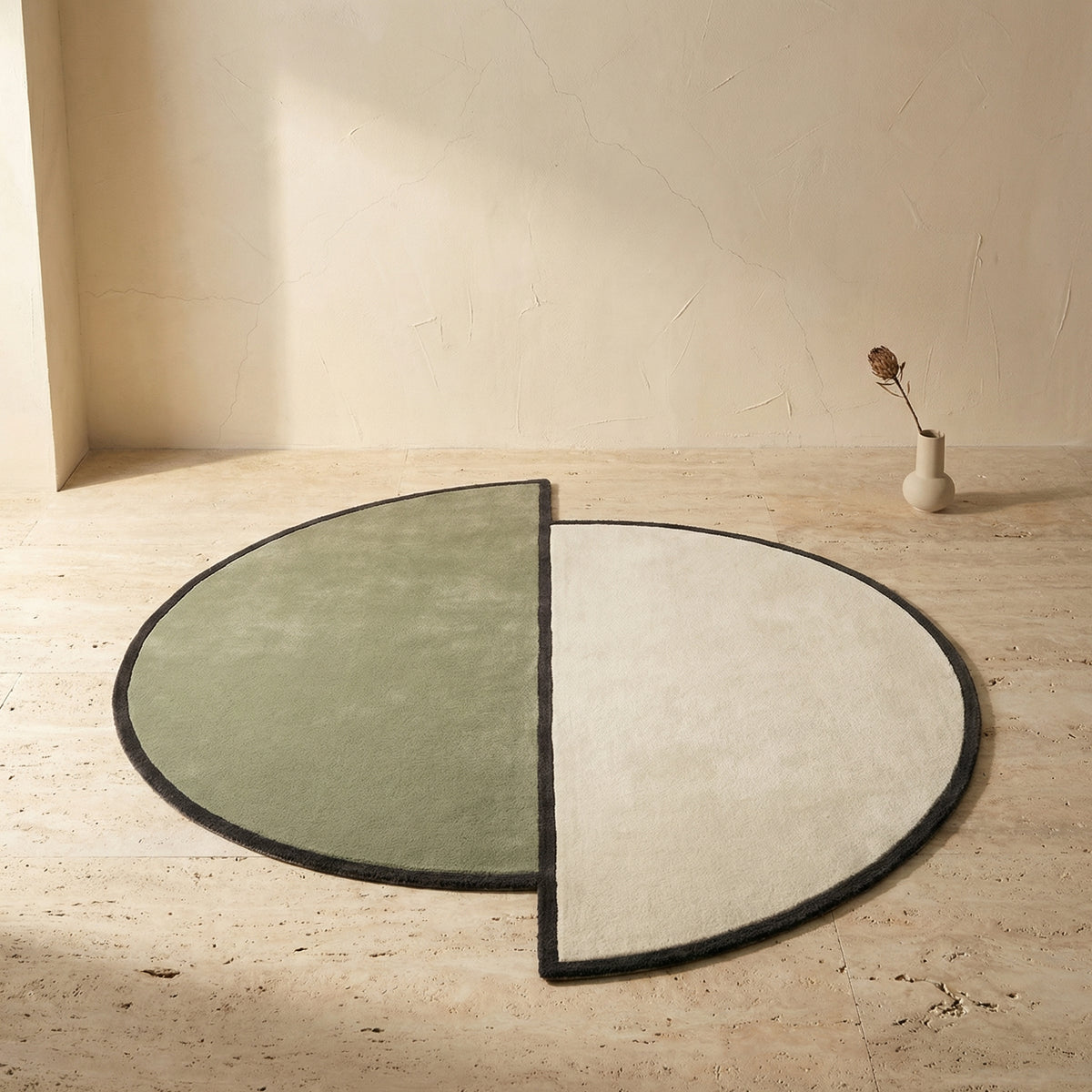 Washable Half-Circle Rug-Rugs & Mats > Area Rugs-casanuva-casanuva