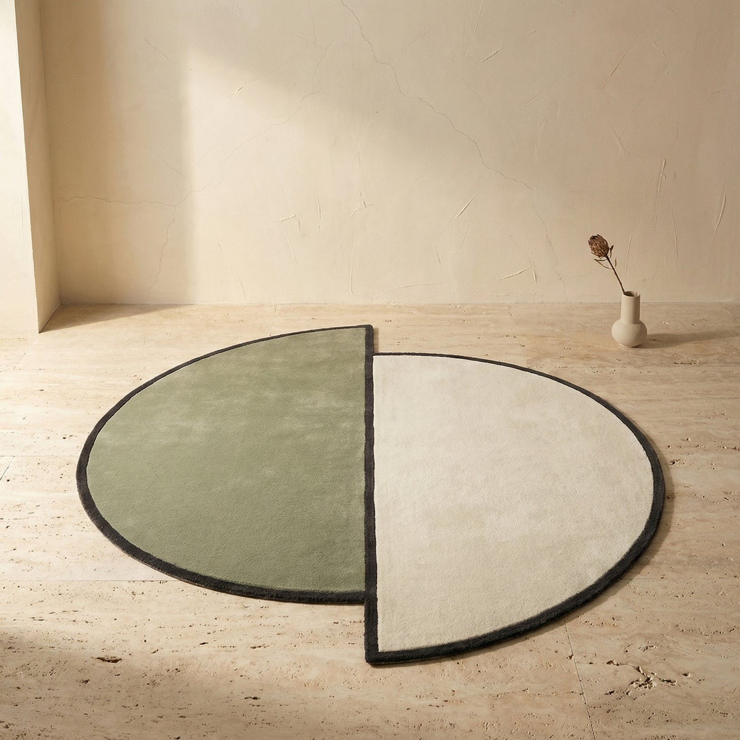Washable Half-Circle Rug-Rugs & Mats > Area Rugs-casanuva-casanuva