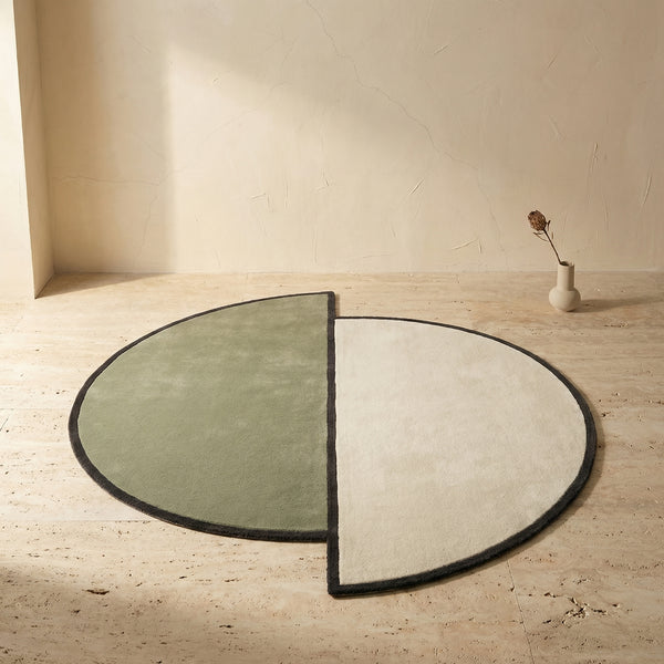 Washable Half-Circle Rug-Rugs & Mats > Area Rugs-casanuva-casanuva