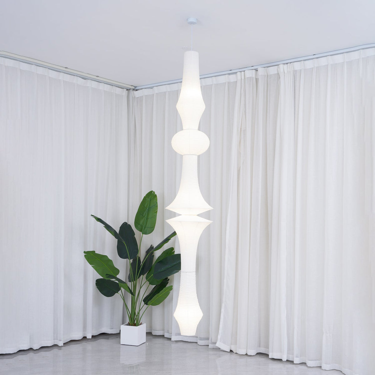 Washi Paper Pendant Light-Lighting > Pendant Lights-casanuva-casanuva