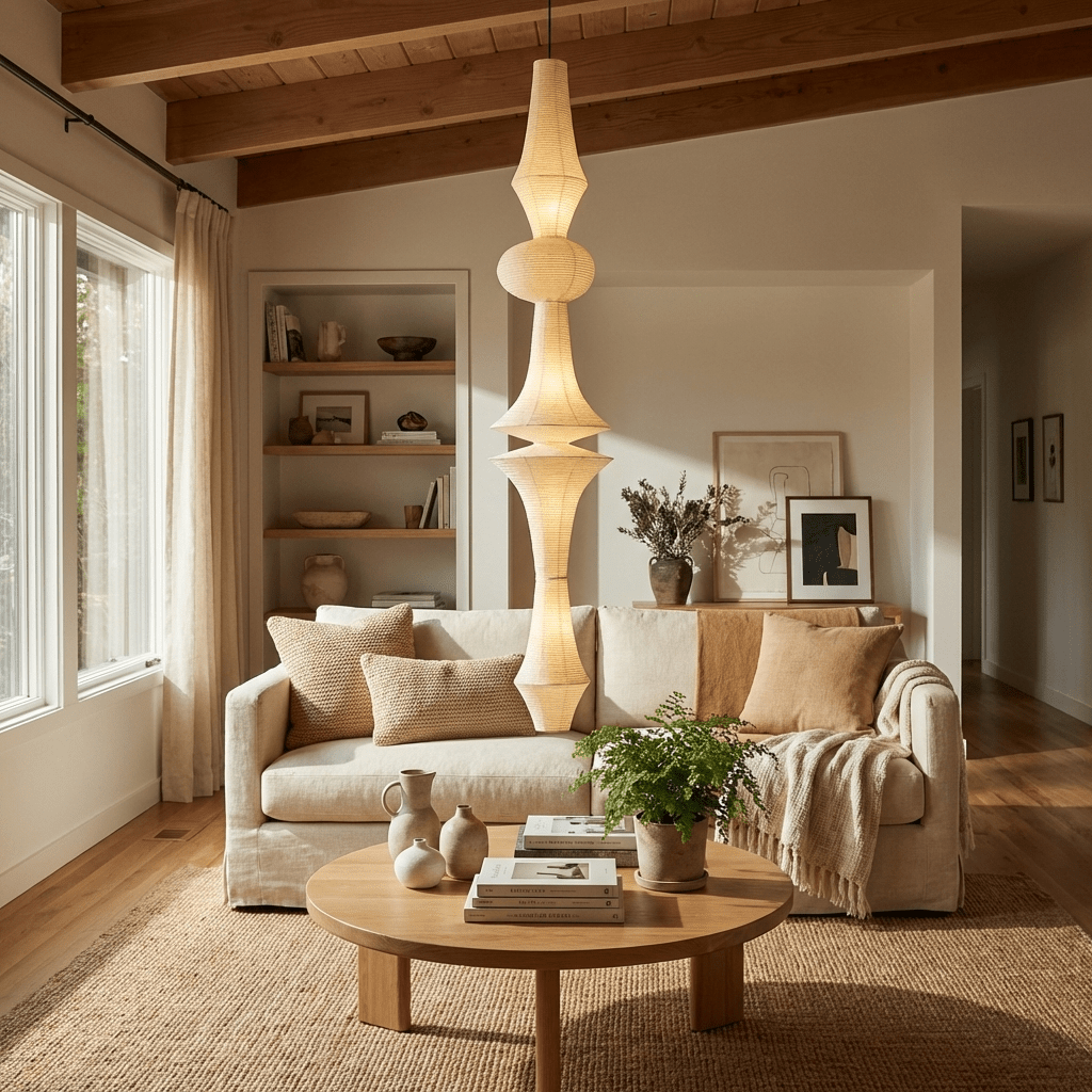 Washi Paper Pendant Light-Lighting > Pendant Lights-casanuva-casanuva