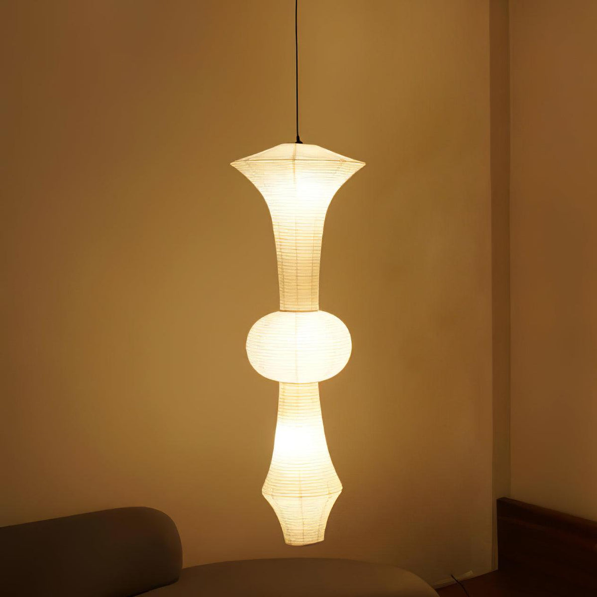 Washi Paper Pendant Light-Lighting > Pendant Lights-casanuva-casanuva