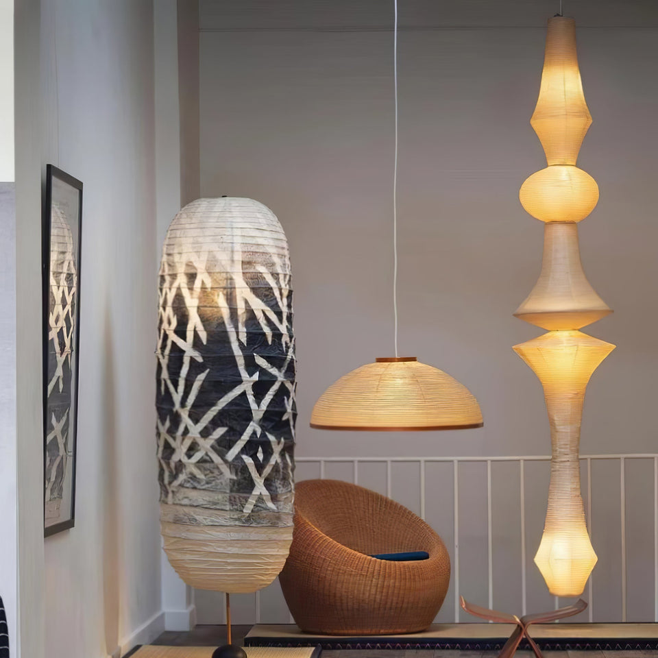 Washi Paper Pendant Light-Lighting > Pendant Lights-casanuva-casanuva