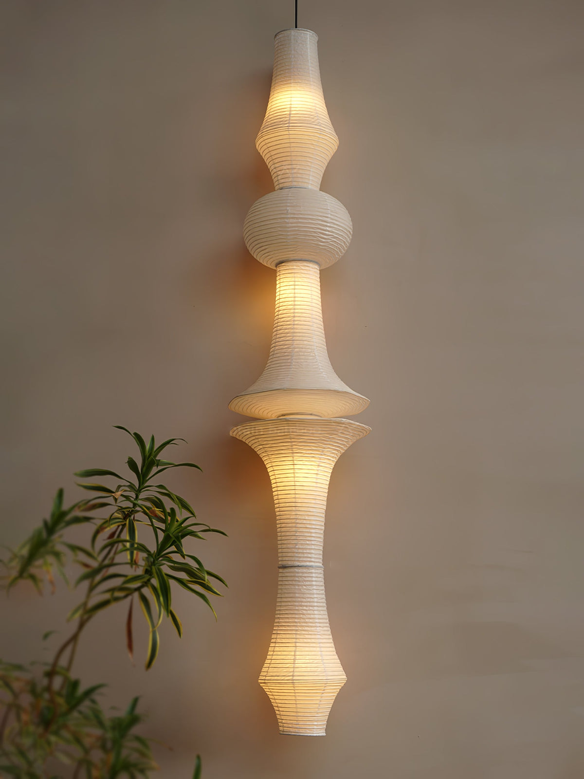 Washi Paper Pendant Light-Lighting > Pendant Lights-casanuva-casanuva