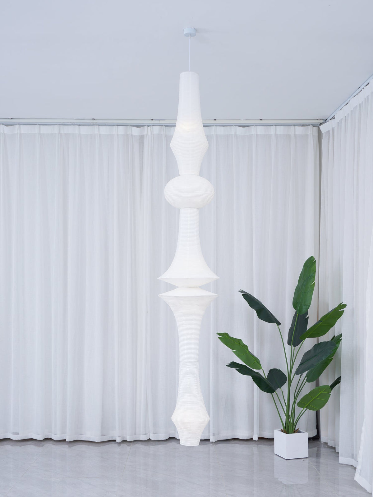 Washi Paper Pendant Light-Lighting > Pendant Lights-casanuva-casanuva
