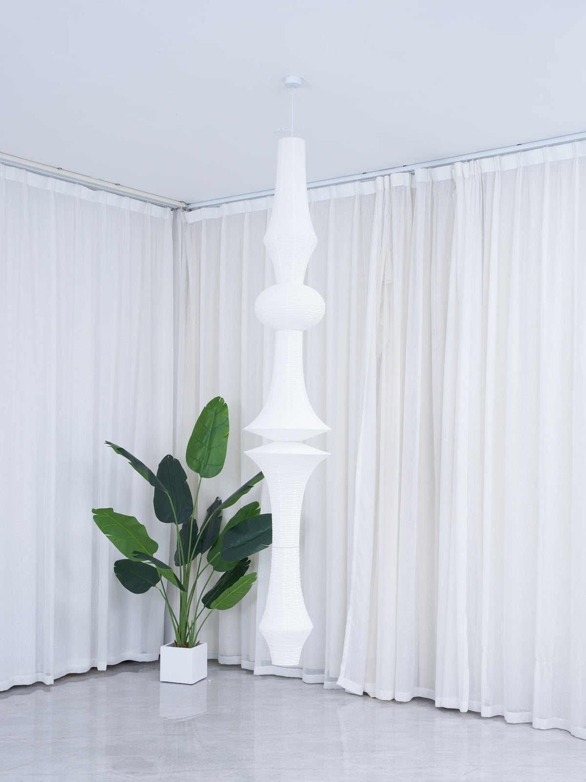 Washi Paper Pendant Light-Lighting > Pendant Lights-casanuva-casanuva