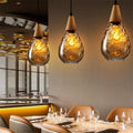 Water Ripple Glass Drop Pendant Light-Lighting > Pendant Lights-casanuva-casanuva