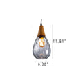 Water Ripple Glass Drop Pendant Light-Lighting > Pendant Lights-casanuva-casanuva