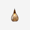 Water Ripple Glass Drop Pendant Light-Lighting > Pendant Lights-casanuva-Large-Amber-100V-120V-casanuva