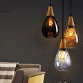 Water Ripple Glass Drop Pendant Light-Lighting > Pendant Lights-casanuva-Small-Clear-220V-240V-casanuva