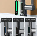 Waterfall Faucet with Pull-Out Spray Head and Digital Temperature Display-Kitchen & Dining > Kitchen Faucets-casanuva-casanuva