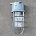 Waterproof Aluminum Alloy Glass Cylinder Outdoor Ceiling Light 1-Light Semi-Flush Mount-Lighting > Outdoor Lighting-casanuva-casanuva