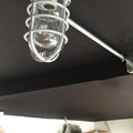 Waterproof Aluminum Alloy Glass Cylinder Outdoor Ceiling Light 1-Light Semi-Flush Mount-Lighting > Outdoor Lighting-casanuva-casanuva