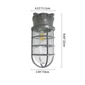 Waterproof Aluminum Alloy Glass Cylinder Outdoor Ceiling Light 1-Light Semi-Flush Mount-Lighting > Outdoor Lighting-casanuva-casanuva