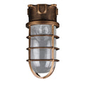 Waterproof Aluminum Alloy Glass Cylinder Outdoor Ceiling Light 1-Light Semi-Flush Mount-Lighting > Outdoor Lighting-casanuva-Rustic Color - Bottom ...-100V-120V-casanuva